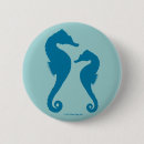 Recherche de hippocampes badges Bleu