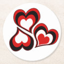 Recherche de saint valentin dessous de verres Rouge