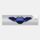 Recherche de ligne bleue voiture autocollants Application de la loi