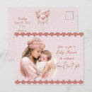 Recherche de bébé bienvenu invitations Rose
