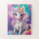 Recherche de créature imaginaire puzzles Licorne