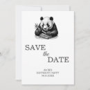 Recherche de aquarelle en bambou invitations Panda mignon