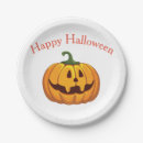 Recherche de halloween papier assiettes Citrouille