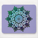 Recherche de mandala vert tapis souris Unique