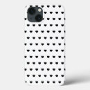 Recherche de motif noir et blanc iphone coques Élégant