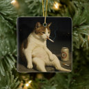 Recherche de chat drôle ornements Humour