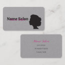 Recherche de silhouette de femme cartes visite Élégant