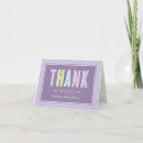 Recherche de purple remerciements cartes Baby