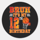 Recherche de 12ème anniversaire autocollants Basket