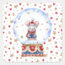 Recherche de souris de noël autocollants Étoiles