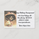 Recherche de femme vintage cartes visite Dame