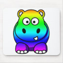 Recherche de hippopotame mignon tapis souris Animaux