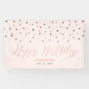 Recherche de rose gold banderoles Joyeux anniversaire