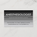 Recherche de anesthésiste cartes visite Anesthésiologie