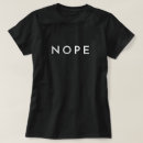 Recherche de nope tshirts Minimaliste