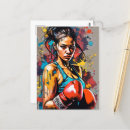 Recherche de fighter cartes postales Boxe
