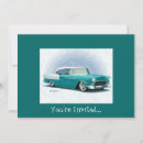 Recherche de voiture américaine invitations Vintage