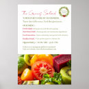 Recherche de nourriture saine posters Bio