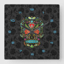 Zoek naar floral skull kunst Suikerschedel