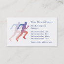 Recherche de runner cartes visite Jogging