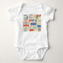 Recherche de timbre bébé vêtements Vintage