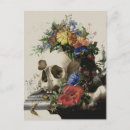 Recherche de crâne cartes postales Fleur