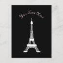 Recherche de tour eiffel noir et blanc cartes postales Français