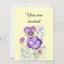 Recherche de nature 14x19 invitations Floral