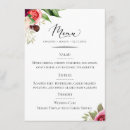 Recherche de bohème chic mariage menus Rustique