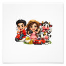 Recherche de personnages de dessin animé posters Illustration fantaisiste