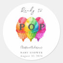 Recherche de point rose autocollants Sur le point d'apparaître