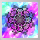 Recherche de mandala floral posters Rose