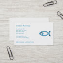 Recherche de poissons chrétiens cartes visite Religieux