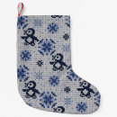 Recherche de pingouins chaussette de noël Motif