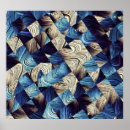 Zoek naar abstracte vierkanten posters Blauw