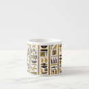 Recherche de hiéroglyphe égyptien tasses Antique