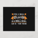 Recherche de poisson rouge drôle cartes postales Mignon