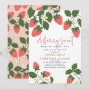 Recherche de fraises invitations Petite fille
