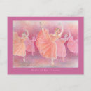 Recherche de danseuse de ballerine cartes postales Fleurs