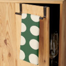 Zoek naar groene stippen keuken handdoeken Patroon