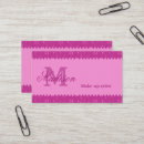 Recherche de zigzag rose cartes visite Girly