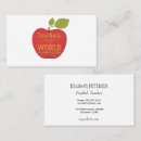 Recherche de professeur de pomme cartes visite Élégant