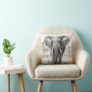 Recherche de éléphant africain coussins Animal sauvage