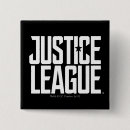 Zoek naar super helden buttons Justice league logo