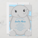 Recherche de blue elephant anniversaire invitations Enfants