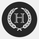 Recherche de laurier autocollants Initiale