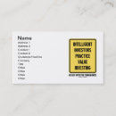 Recherche de investissements cartes visite Finances