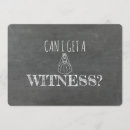 Recherche de témoin invitations Drôle