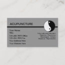 Recherche de acuponcture cartes visite Santé