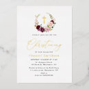 Recherche de baptisé invitations Aquarelle florale